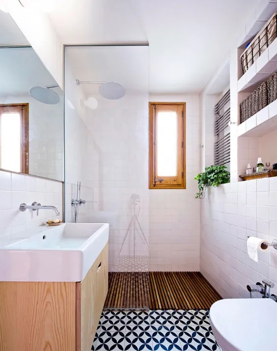 25 ایده کوچک حمام آپارتمانی که فضا و بهره وری را به حداکثر می رساند