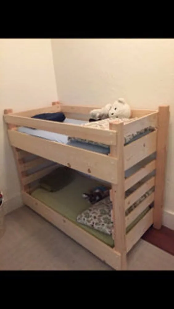 تخت تختخواب سفری کودک خودتان آن را انجام دهید (DIY) (متناسب با تشک اندازه تختخواب)