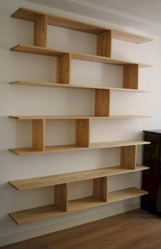 50 ایده برای طراحی قفسه کتاب DIY آسان برای خانه شما - ideabosdecoration.com