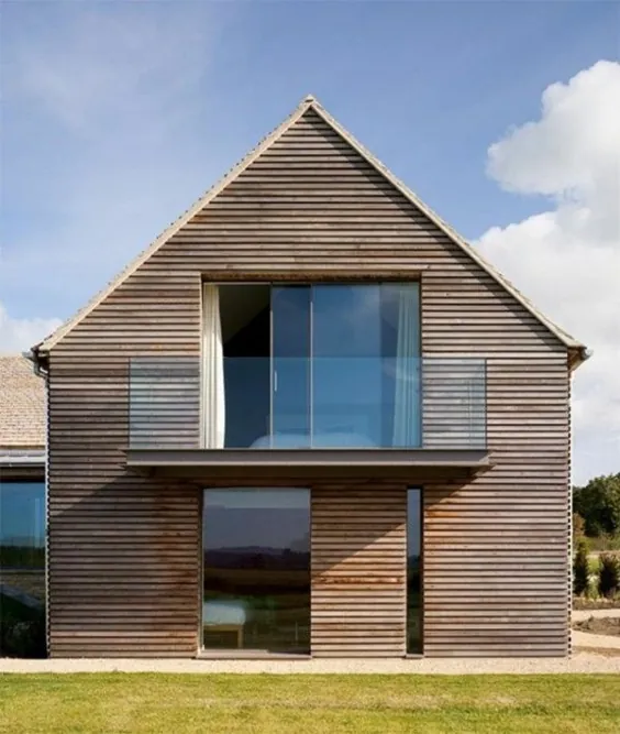 Fassadengestaltung Einfamilienhaus - ایده و عکس