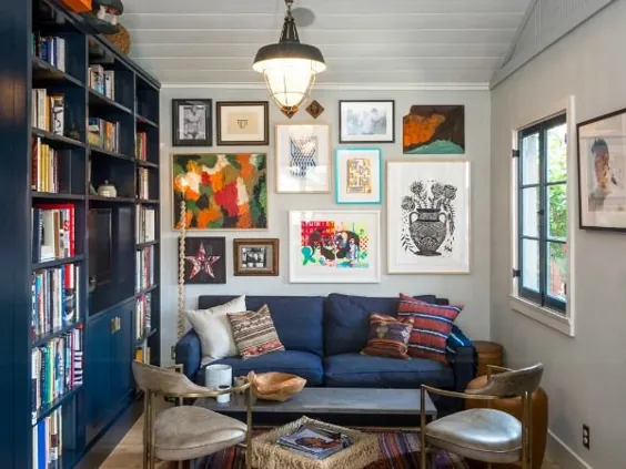 یک خانه ییلاقی کوچک آبی برای فروش در Los Feliz California