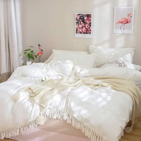 کاور جدید لحاف نخی پنبه ای Bohemian Doona Comforter Cover | اتسی