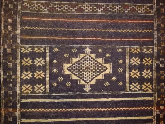 فرش پرنعمت مراکش از تازناخت ، دستباف ، فرش بربر ، فرش مراکش ، تپه بربر ، فرش دونده مراکشی ، دونده مراکش آبی