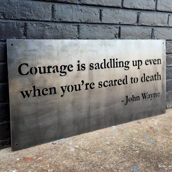 تابلوی شجاعت جان وین - دیوار دیواری گاوچران - دکوراسیون کارگاه کارگاه غار مرد