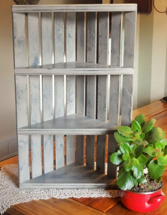 54 پروژه قفسه جعبه چوبی DIY برای آرام کردن شلوغی به طور موثر ~ GODIYGO.COM