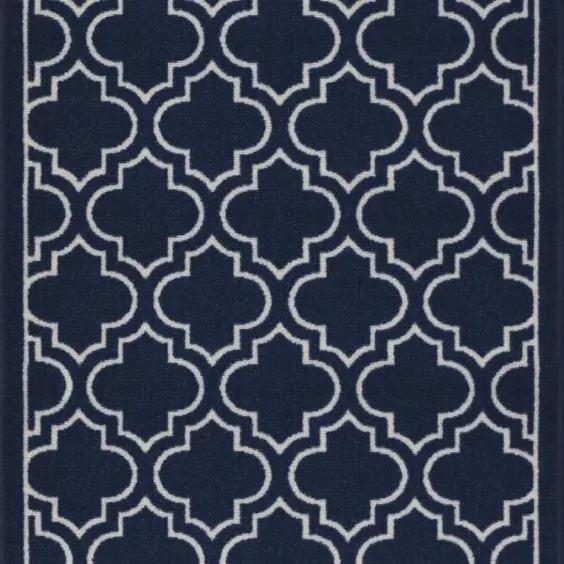 TrafficMaster Trellis Navy 26 in. x Your Choice Length Stair Runner-MT1004728 - انبار خانه