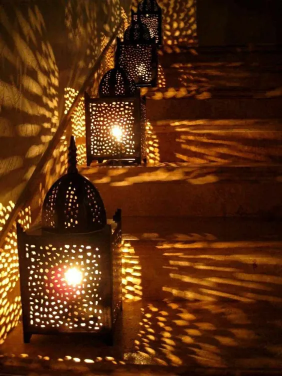Orientalische Lampen و هم چنین Akzent im Interieur