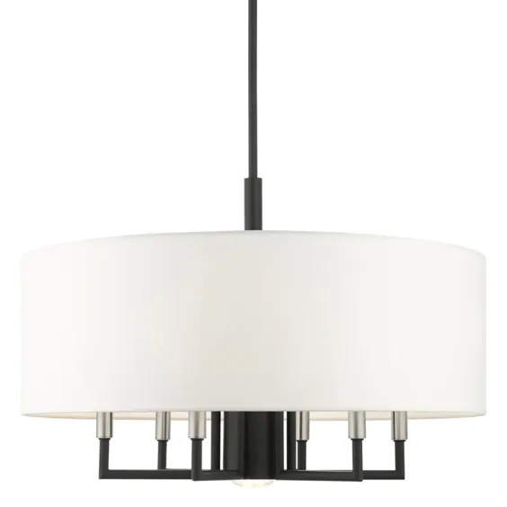 لایوکس روشنایی 49376-76 لوستر خاکستری اسکاندیناوی مریدین 7 نور 24 درام - LightingDirect.com