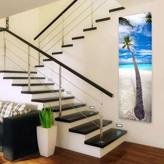 Palm Leaning by Colossal Images Canvas Wall Art 12 اینچ x 36 اینچ-SD2006S - انبار خانه