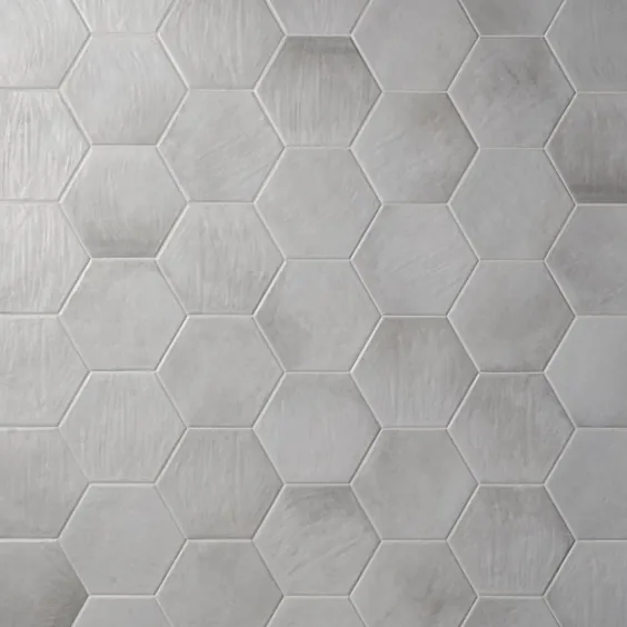 پرسلن خاکستری 24 بسته ای Artmore Tile Brocha Hex (متداول: ؛ واقعی: 8.9 اینچ در 7.8 اینچ) |  EXT3RD105419