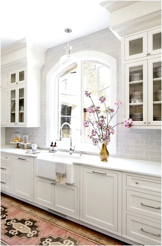 50 ایده ظریف آشپزخانه سفید مدرن برای یک خانه عالی