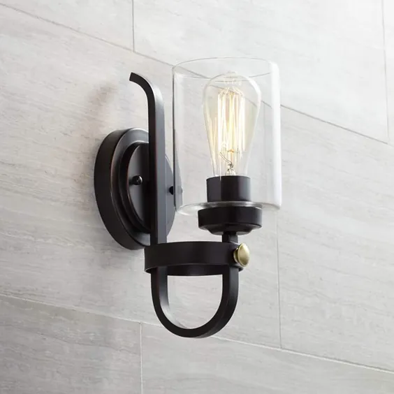 Eagleton 12 "High Oil-Rubbed Bronze LED Wall Sconce - # 35F50 | لامپ های Plus