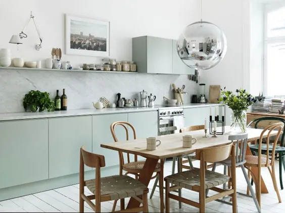 Crush Interior: آشپزخانه های سبز - traumzuhause