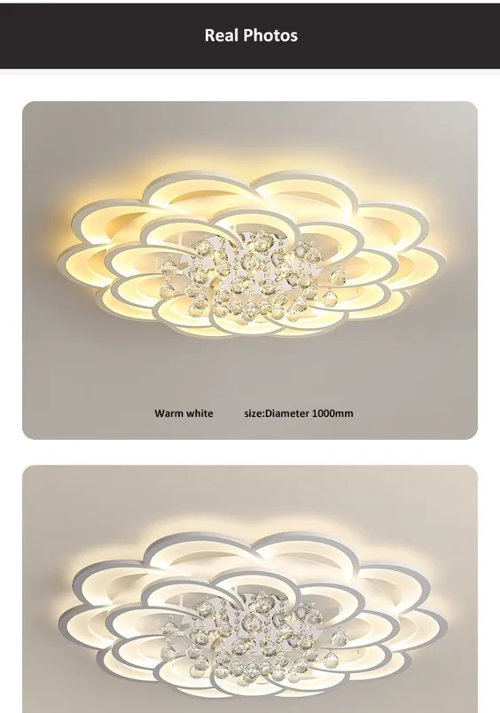 Led Ceiling Lights Crystal luster plafonnier برای دکوراسیون منزل