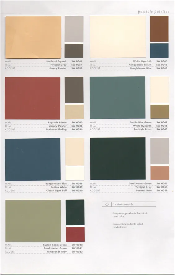 Historic Paint Colors Pt. 1 - CoMo Bungalow