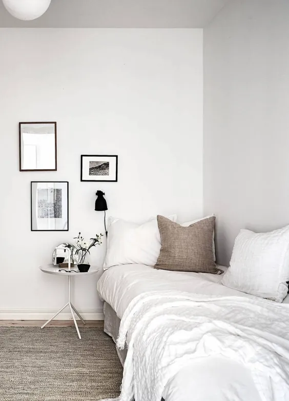 خانه ای سفید با جزئیات گرم - طراحی COCO LAPINE