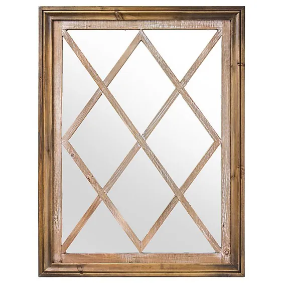 آینه دیواری مستطیلی 31.5 اینچی x 23.5 اینچی پنجره پنجره ای |  حمام تختخواب و فراتر از آن