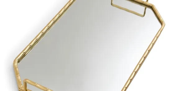 پریمارک - سینی آینه جلوه بامبو Goldtone