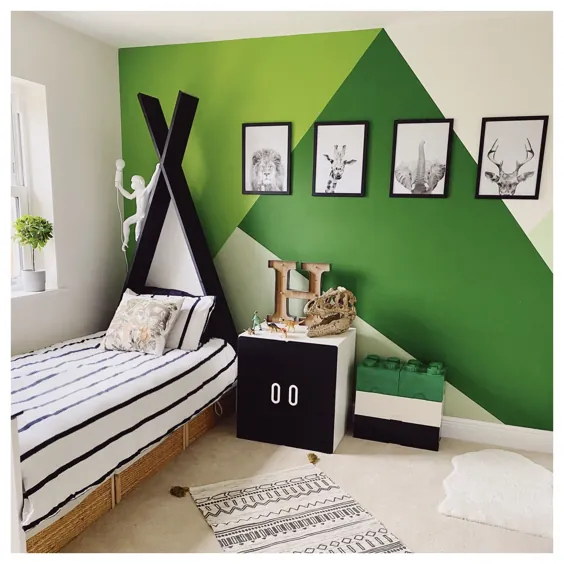ایده های اتاق خواب سبز برای پسران