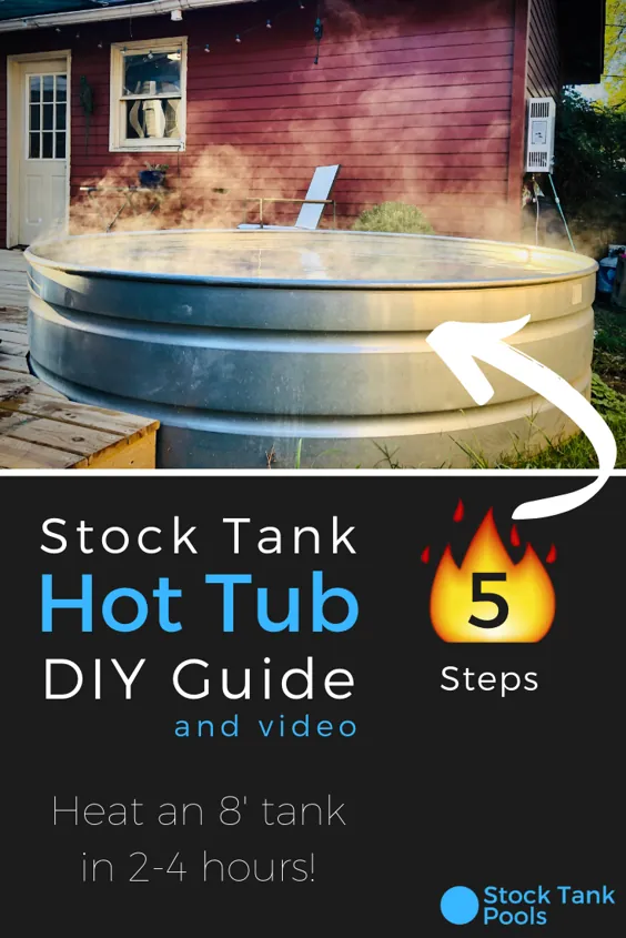 روش: استخر مخزن خود را به یک HOT TUB تبدیل کنید (در 5 مرحله آسان) ؟؟