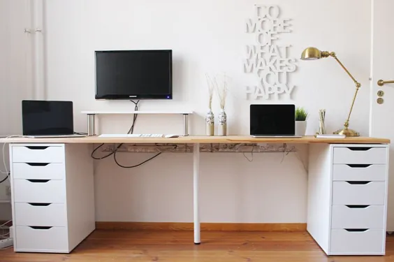 به روزرسانی دفتر: میز کار DIY
