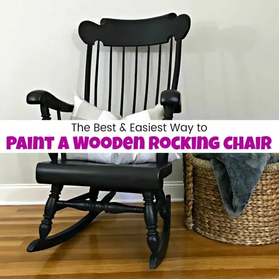این بهترین روش برای رنگ آمیزی صندلی گهواره ای چوبی است