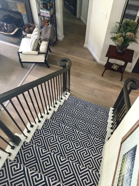 آیا پله هایم را باید با همان فرشی که در طبقه بالا استفاده می کنم ، فرش کنم؟  - طراحی شده