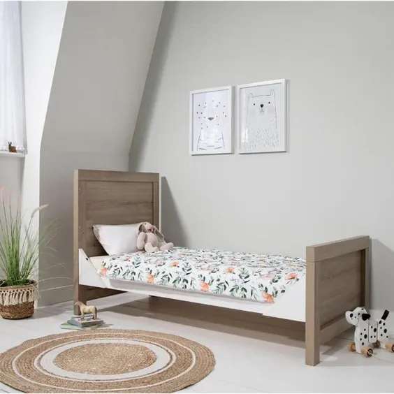 تختخواب تختی Tutti Bambini Modena - بلوط / سفید