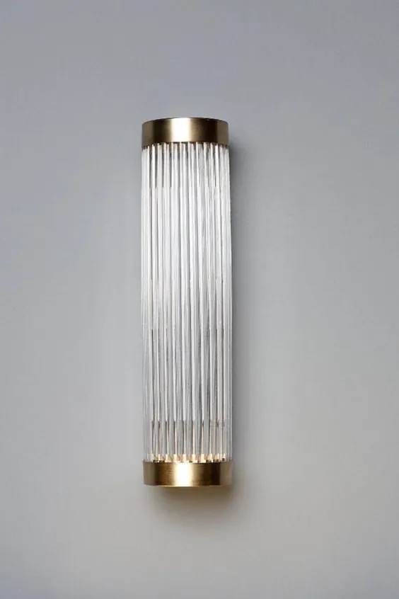 ERTE سفارشی مدرن هنر دکو شیشه ای میله دیواری لامپ برنز طلا مد برنز طلایی Globe Sconce Minimal Sco