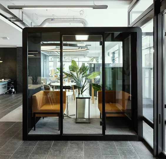 غرفه تلفن و جعبه جلسات دفتر |  غرفه های حفظ حریم خصوصی Silen Space