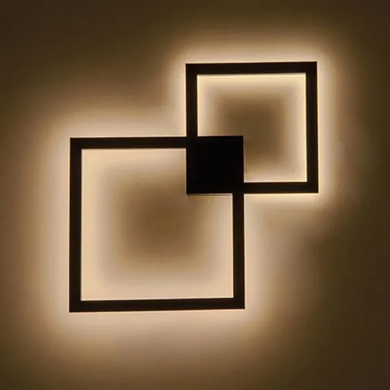 زنیت - چراغ دیواری مربع مدرن