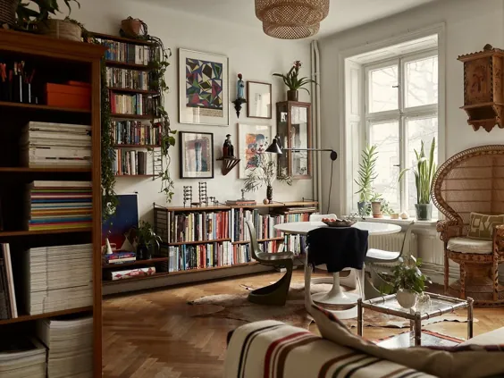 یک آپارتمان کوچک بوهمی در استکهلم - The NORDROOM