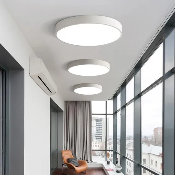 چراغ های سقفی LED نوردیک فوق العاده نازک روشنایی سقفی مدرن