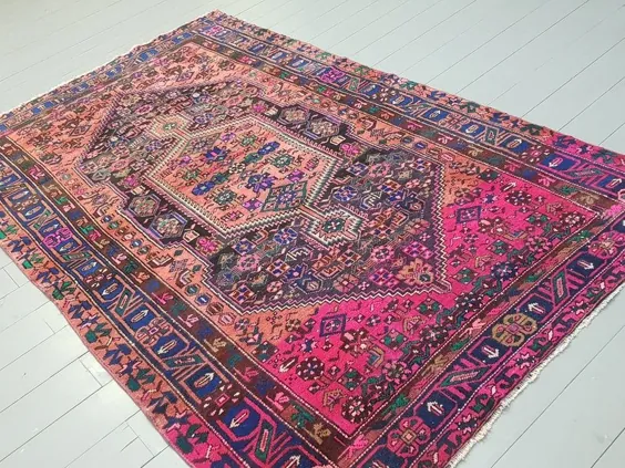 فرش ایرانی فرش ترکی فرش عتیقه فرش پرنعمت 8 x 4.8 |  اتسی