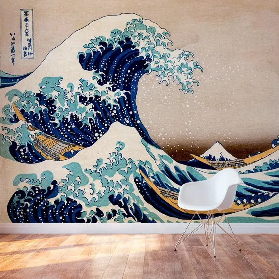 نقاشی دیواری Great Wave Wall