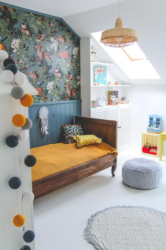 طراحی دکوراسیون اتاق خواب کودکان و نوجوانان: تصاویر پس زمینه |  مبلمان جادویی بلاگ Circu