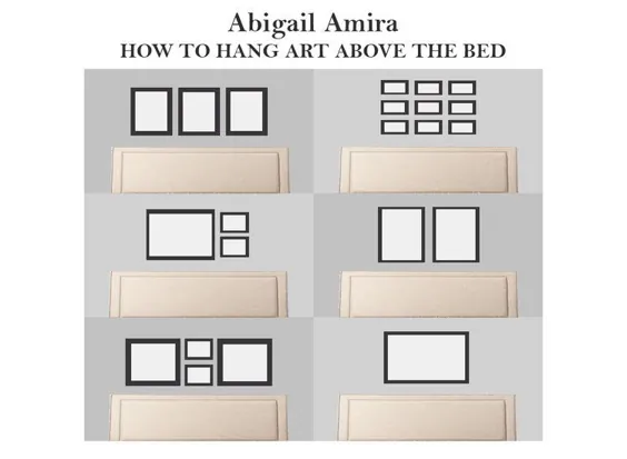 9 قطعه هنری مدرن برای بالای تختخواب شما - خانه ابیگیل امیرا