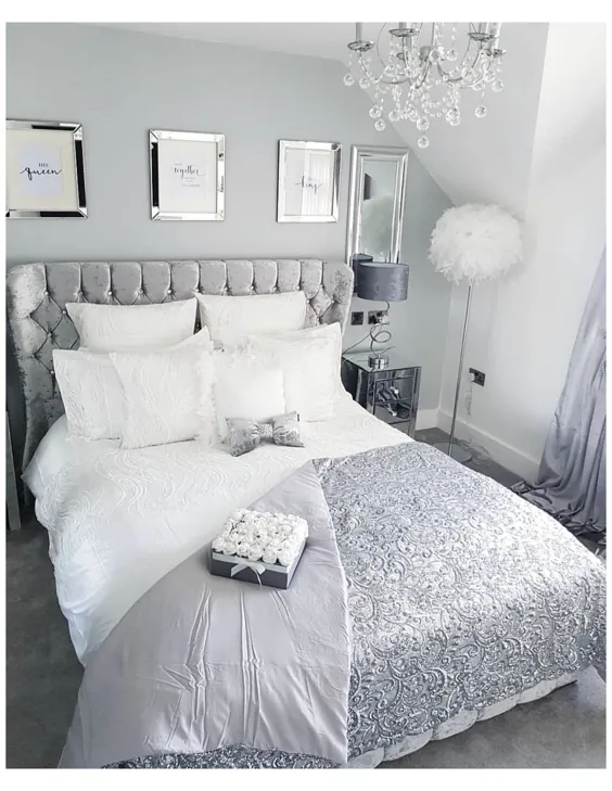 ایده های اتاق خواب برای طرح های رنگی آپارتمان زنان