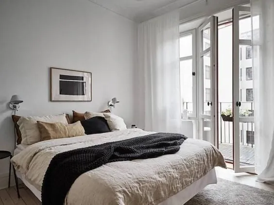 پرده ملافه - 52 "- 100٪ طبیعی پرده اتاق خواب سفید - پانل های جیبی غلاف - رنگ های موجود - اندازه های سفارشی