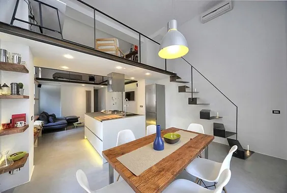 Loft 78 in Roma - آپارتمان 40 متر مربع بازسازی شده توسط Maurizio Constanzi