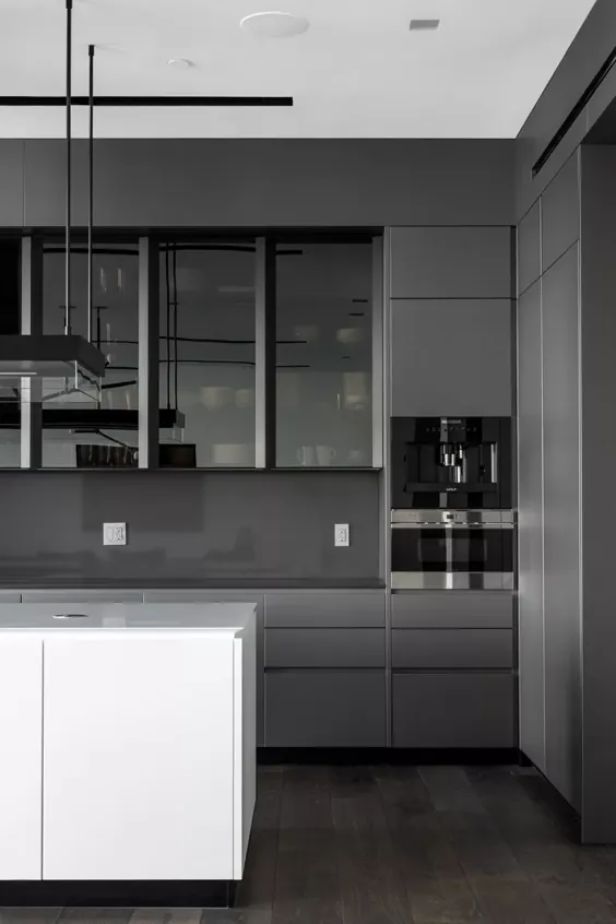 22 ایده کابینت آشپزخانه زرق و برق دار خاکستری مطمئنا فضای شما را تازه می کند