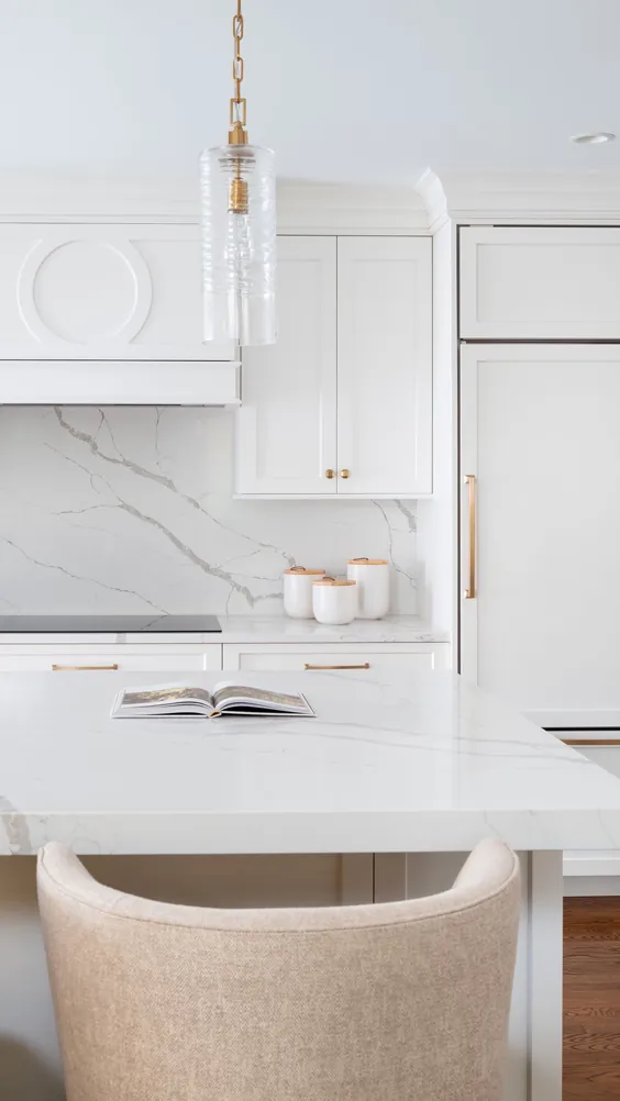 نحوه طراحی آشپزخانه کاملا تمام سفید |  راهنمای پیشاهنگی