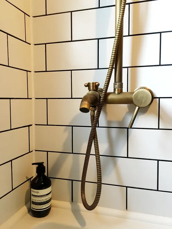 ایده های تزئین حمام کاشی های طرح دار الهام گرفته از اواسط قرن