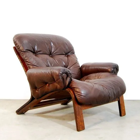 صندلی راحتی توسط Oddvin Rykken برای Rybo Rykken & Co ، دهه 1970 |  # 59032