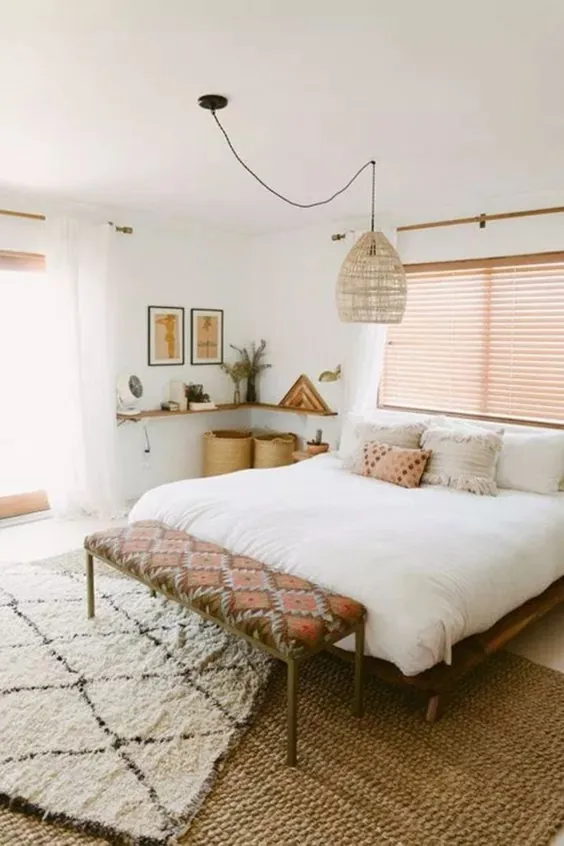 چه چیزی در Pinterest داغ است: 5 دکوراسیون برتر اتاق خواب Boho