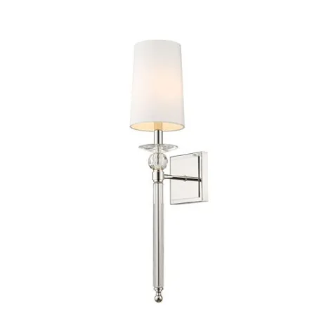 Z Lite Ava Polished Nickel One Light Wall Sconce 804 1S Pn |  بلاکور