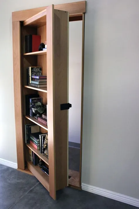 درب قفسه کتاب - فروشگاه درب مخفی - قفسه های کتابخانه مخفی پیچیده و آینه های مخفی