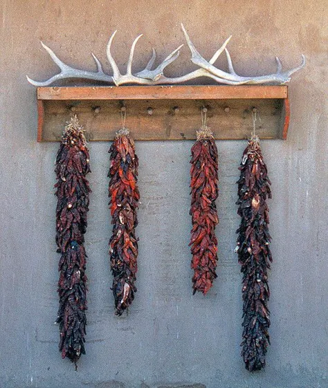 Elk Antlers & Ristras: Martinez Hacienda: Taos، New Mexico (NM)