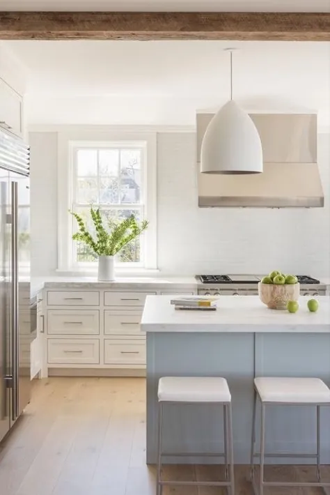 ... آشپزخانه ها: آبی کمرنگ + سفید کلاسیک |  طراحی |  دکوراسیون