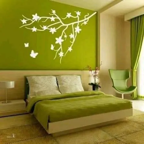اتاق به رنگ سبز